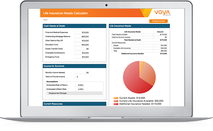 Life Insurance Needs Calculator